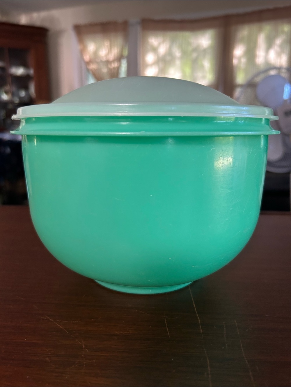 Vintage Tupperware Lettuce stay crisp bowl, with spike, works great